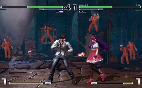 拳皇14电脑怎么双人